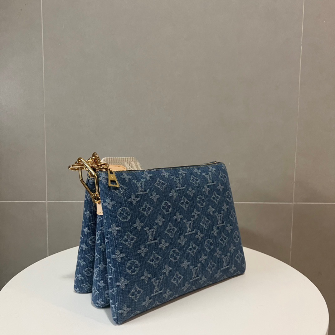 Louis Vuitton LV COUSSIN Denim Bag M24564(Replica)