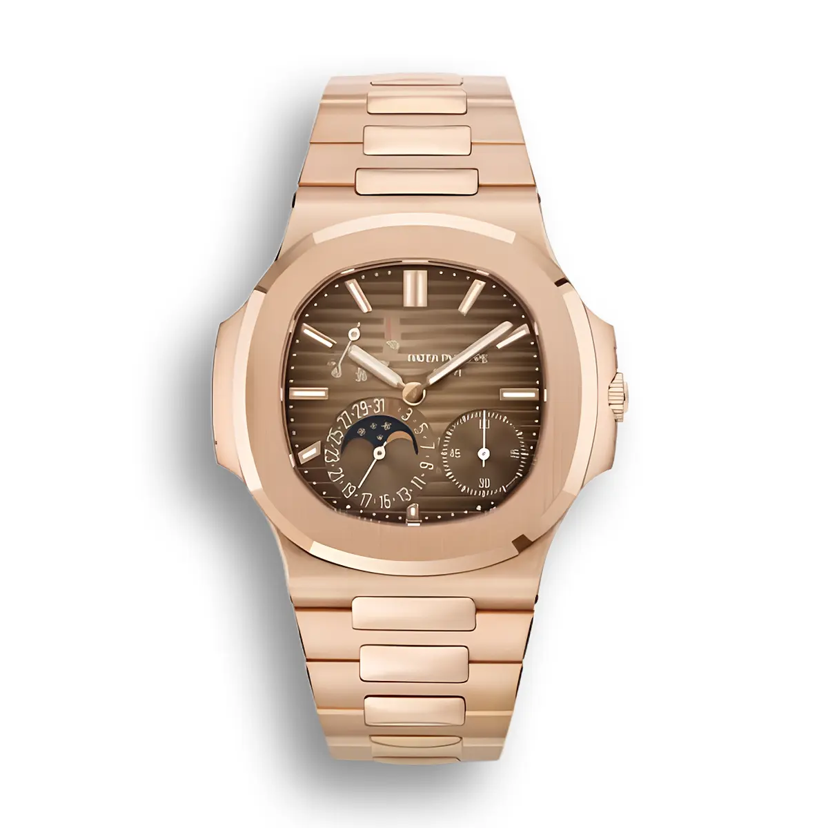 Nautilus 5712/1R-001 Moon phases 40 mm,Rose gold