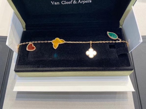Van Cleef Lucky Bracelet Dupe, Four Motif