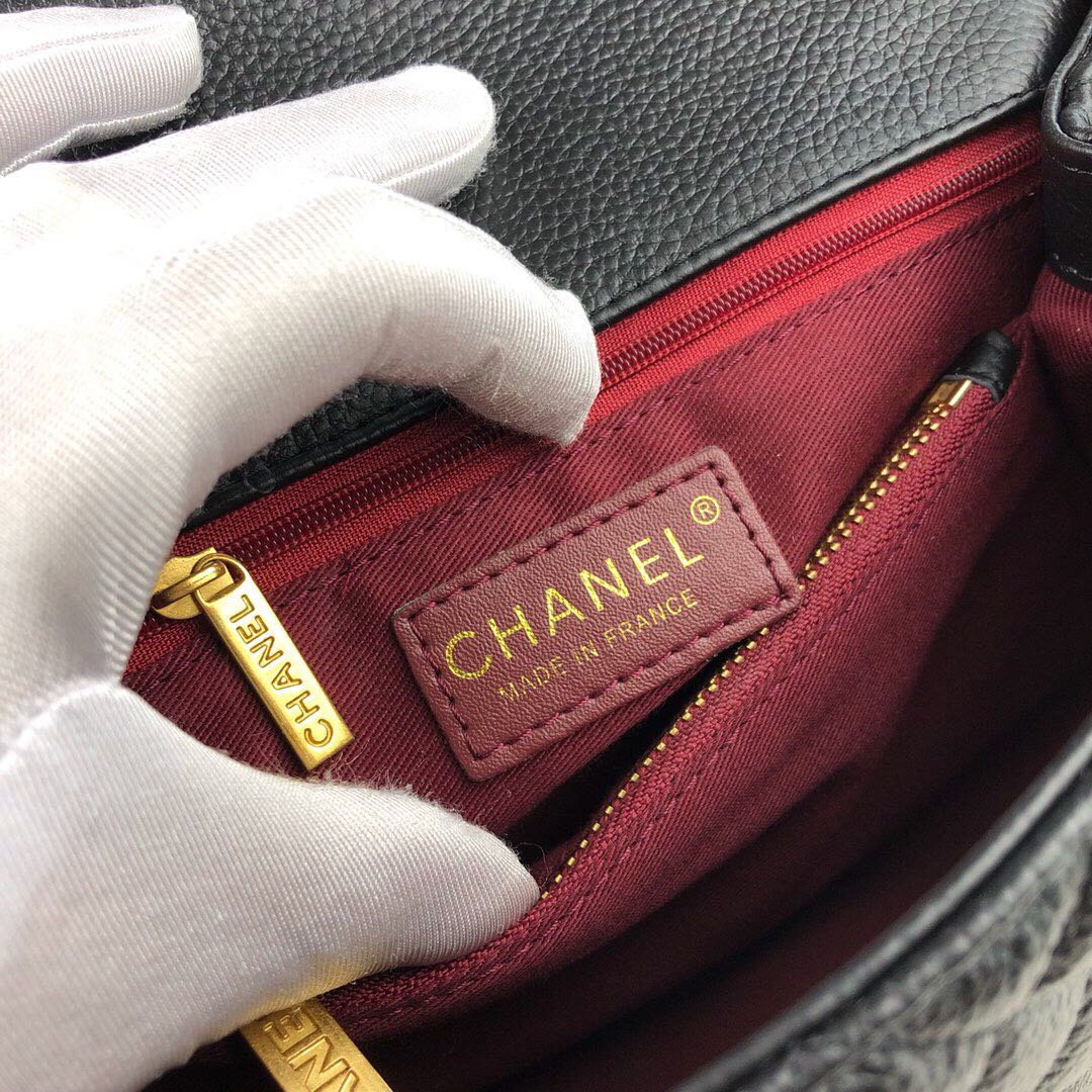 Chanel Black Medium Shoulder Bag Handbag