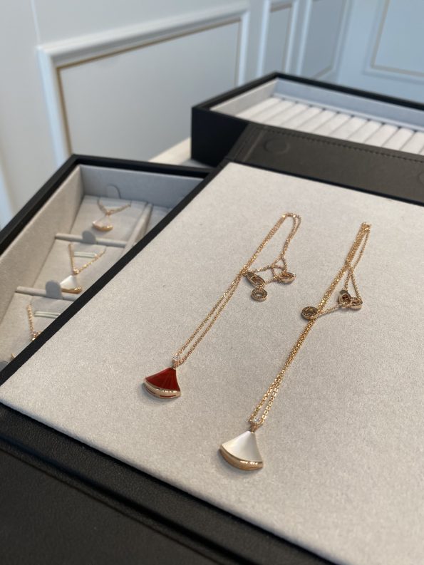 BVLGARI DREAM NECKLACE Dupe, Rose Gold