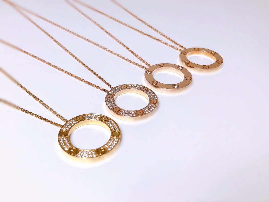 Cartier LOVE Necklace, Three Style