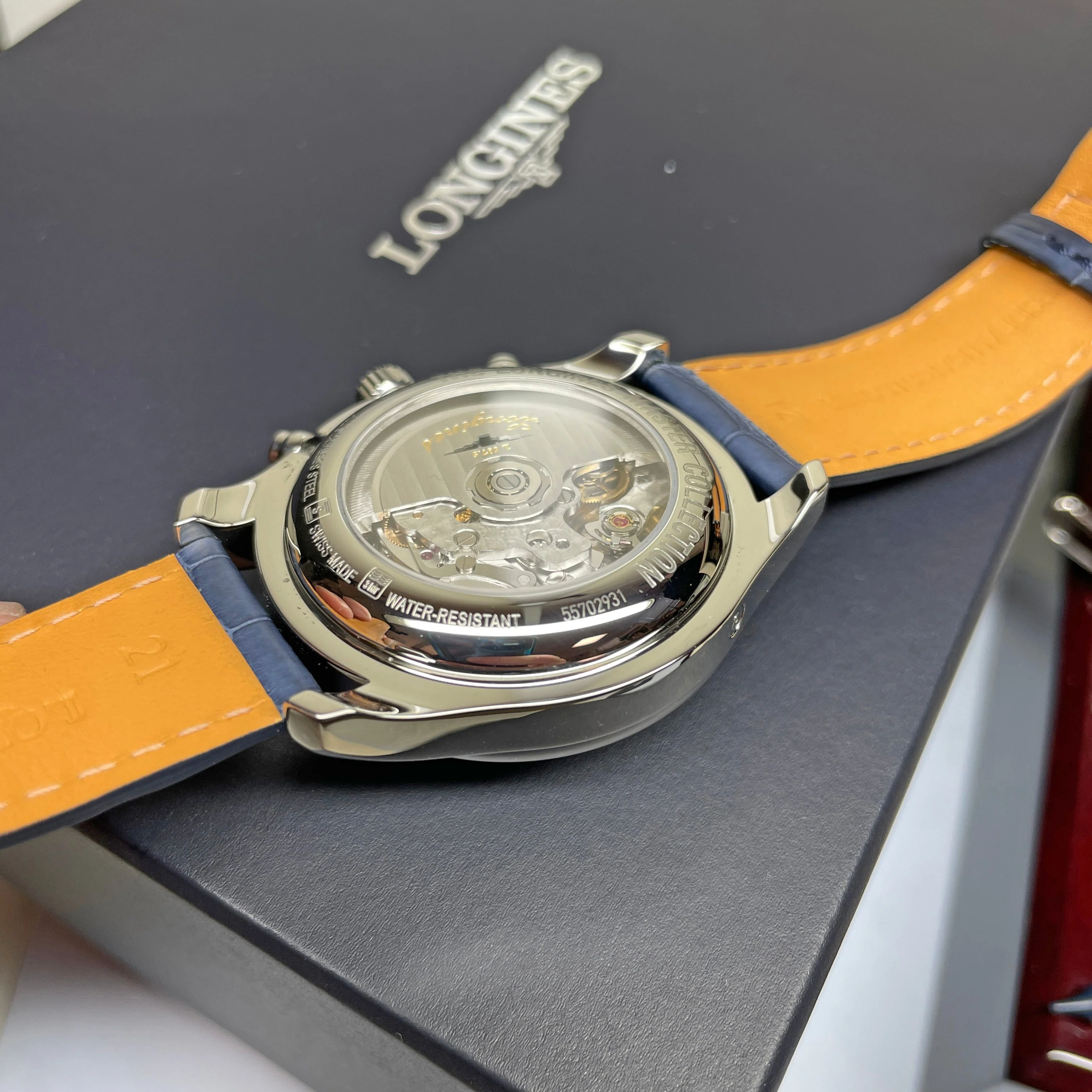 Masters Silver Blue Moon 42mm Watch L2.773.4.71.2