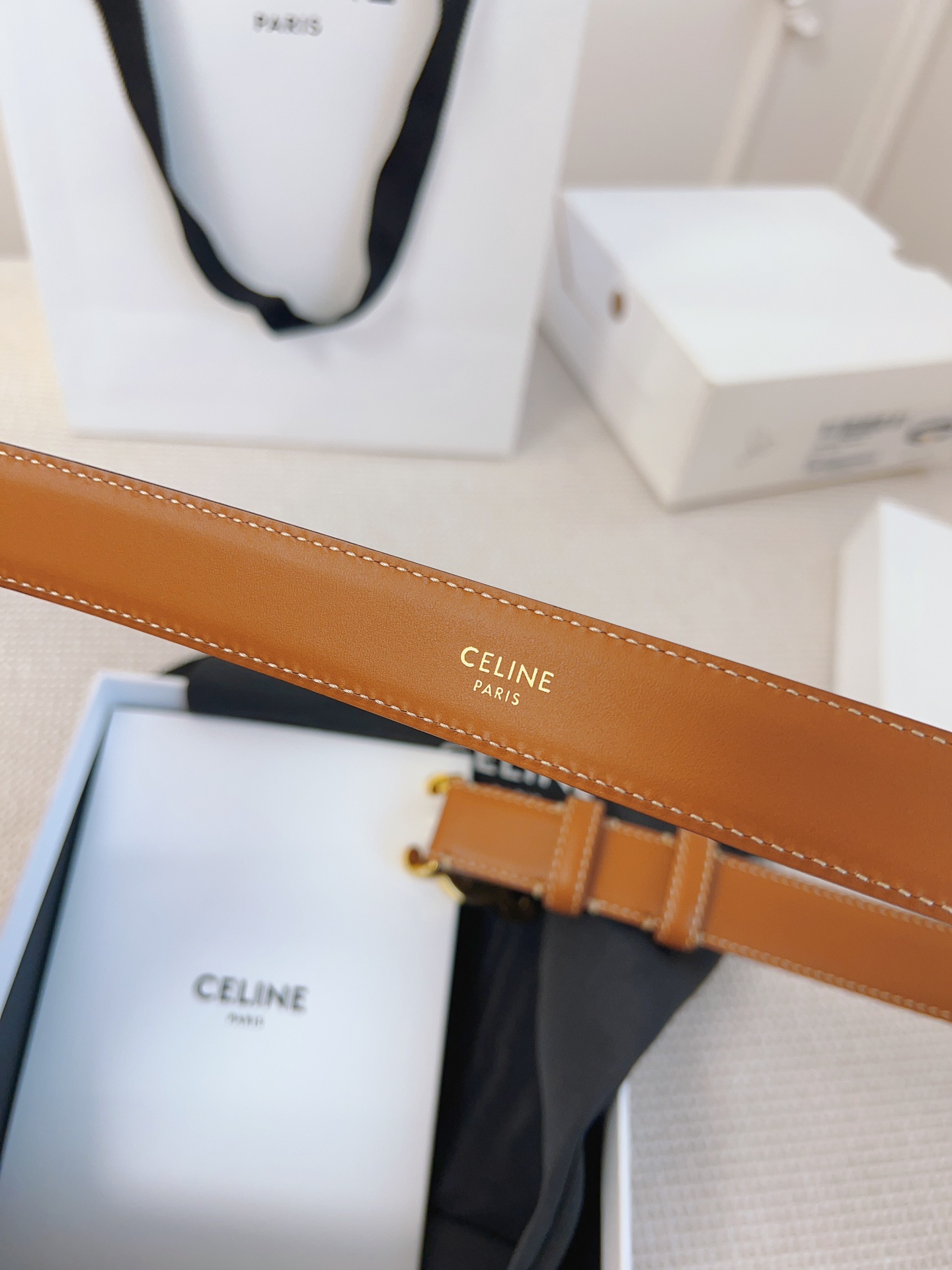 Celine Leather Belts 1:1 Mirror Version