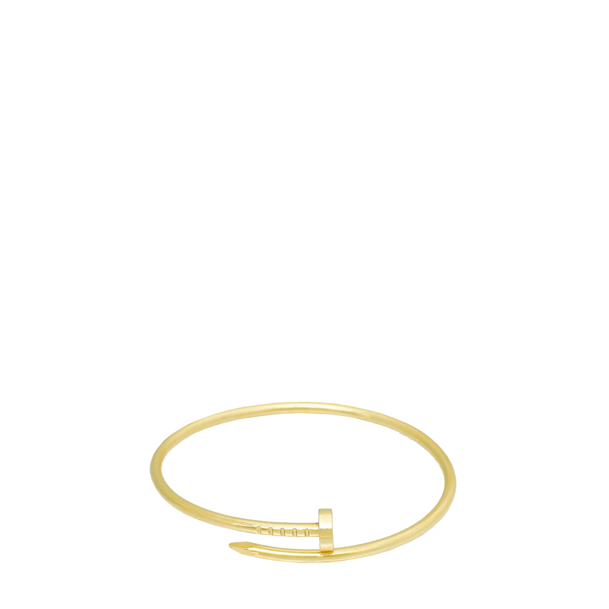 Cartier 18K Yellow Gold Juste Un Clou Small Model Bracelet 15