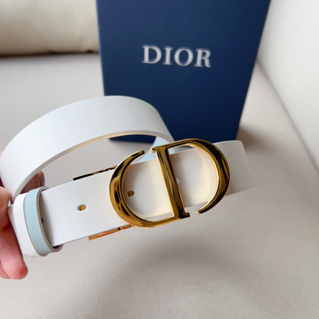 Dior Leather Belts 1:1 Mirror Version