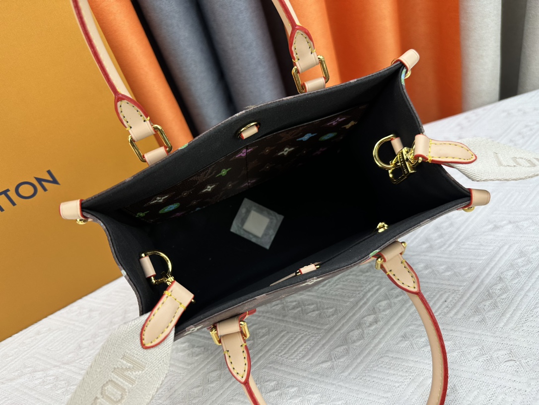 Louis Vuitton On The Go Tote M46833 Shoulder Bag Handbag