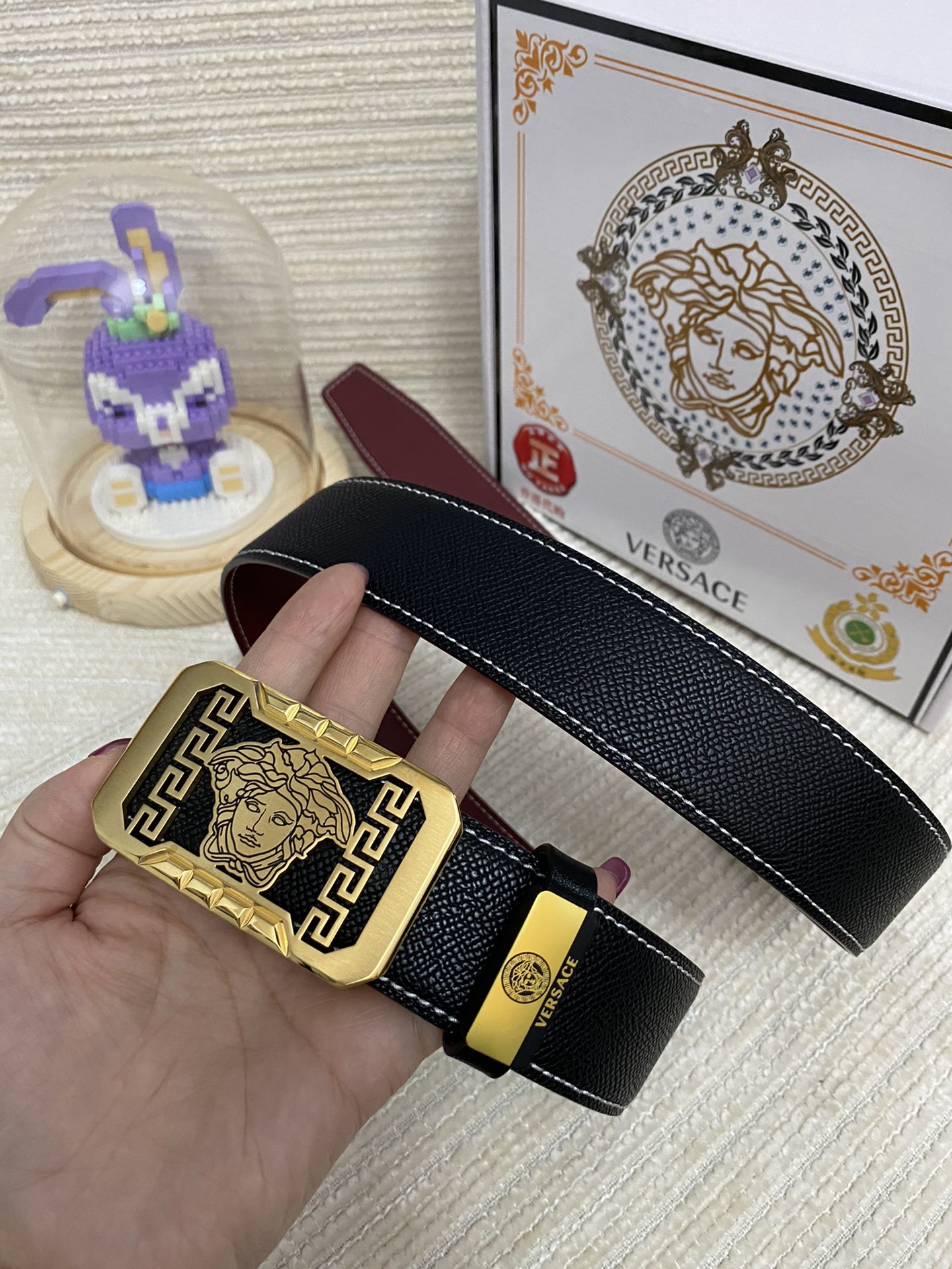 Versace Leather Belts 1:1 Mirror Version