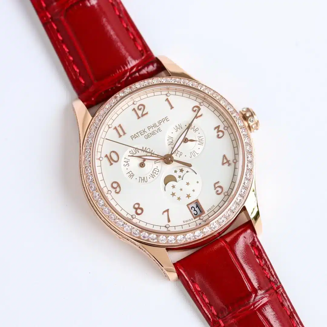 Complications 4947R-001 ANNUAL CALENDAR, MOON PHASES.  38 mm,Rose gold,