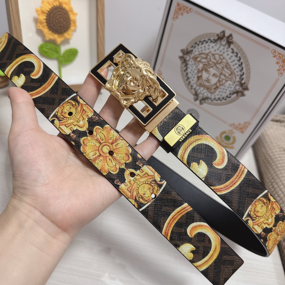 Versace Leather Belts 1:1 Mirror Version