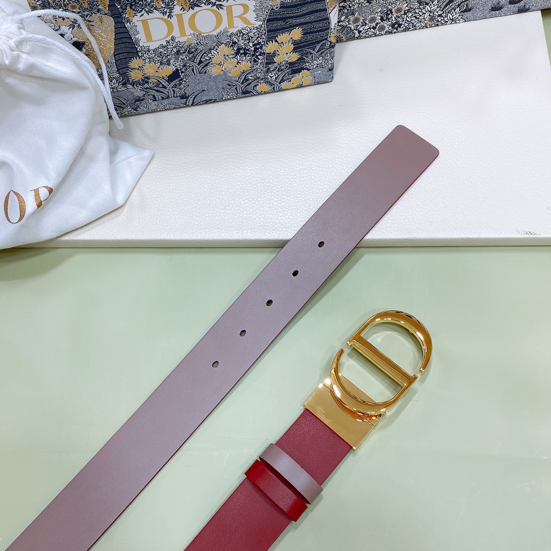 Dior Leather Belts 1:1 Mirror Version