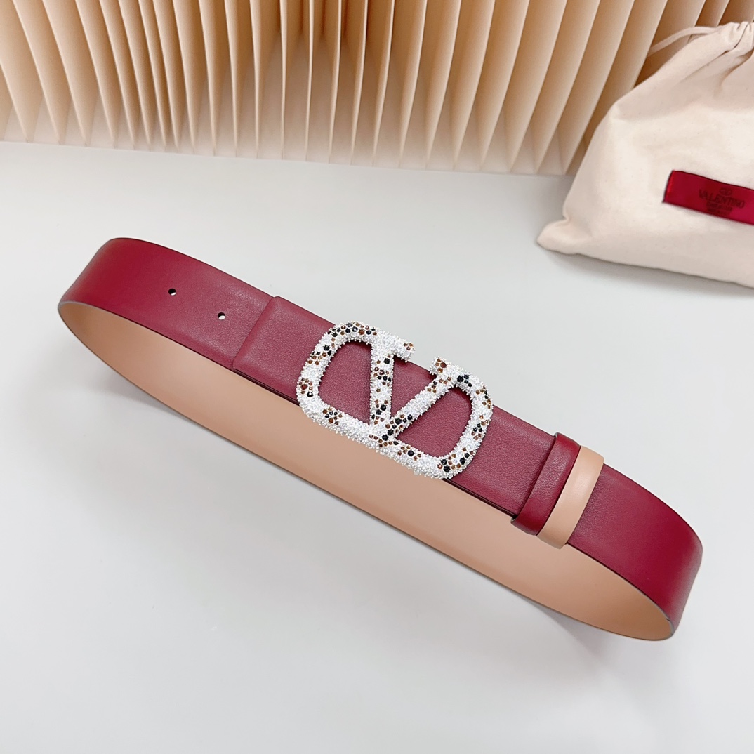 Valentino Leather Belts 1:1 Mirror Version