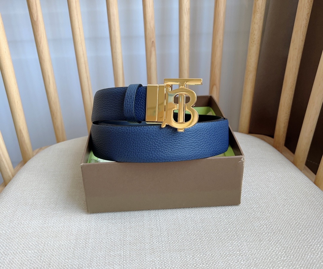 Burberry Leather Belts 1:1 Mirror Version