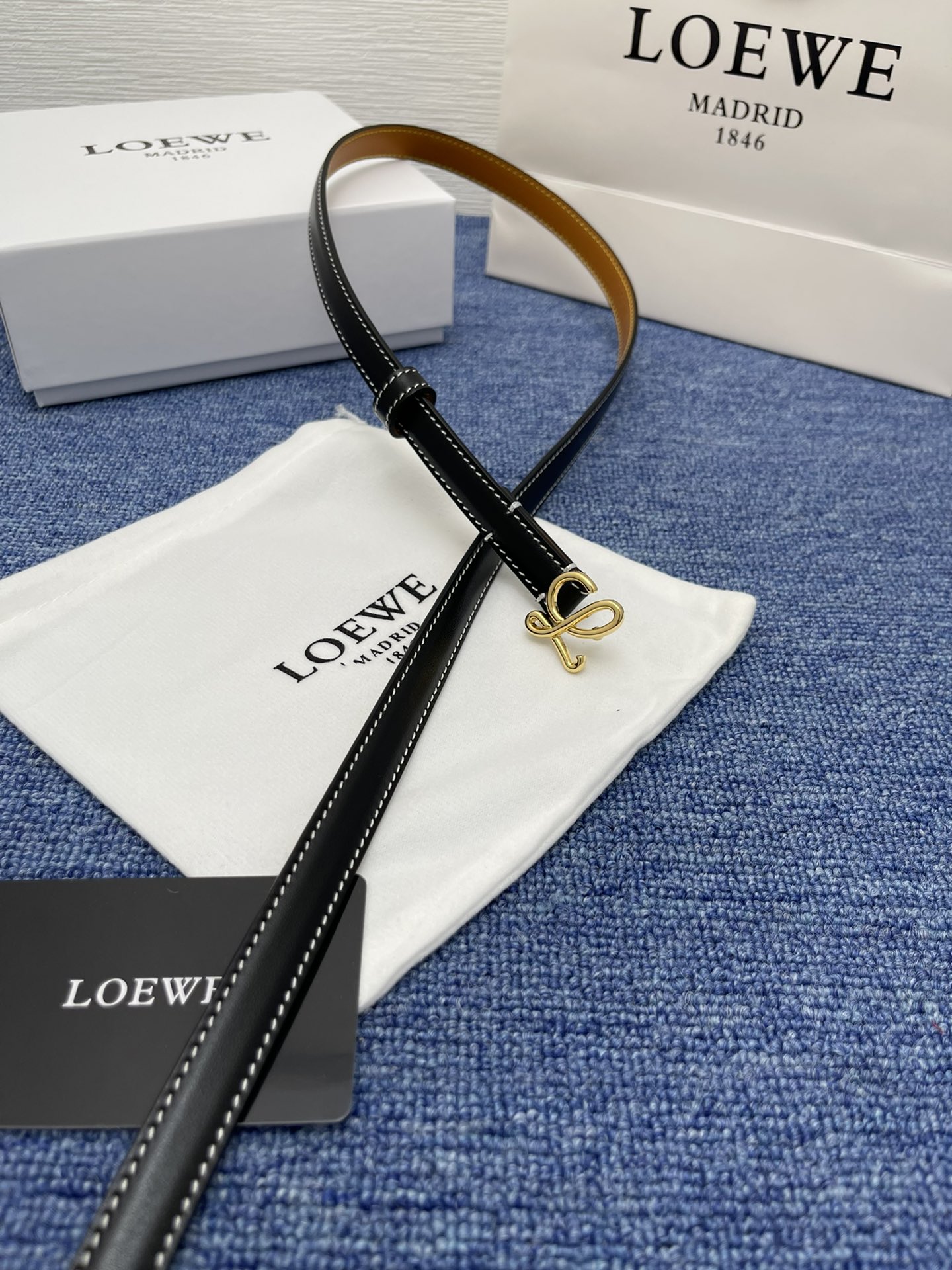 Loewe Leather Belts 1:1 Mirror Version