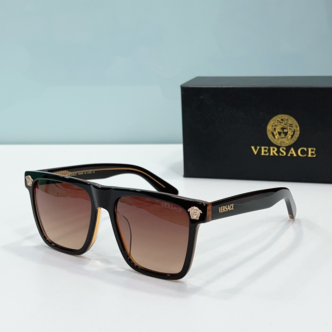 Versace  Frame leg Logo Sunglasses Top Quality（Replica）