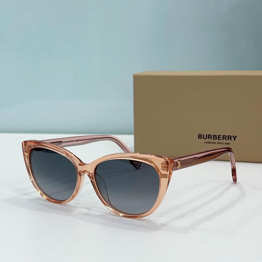 Burberry  Fashionable Cat-eye Sunglasses  Top quality （Replica）