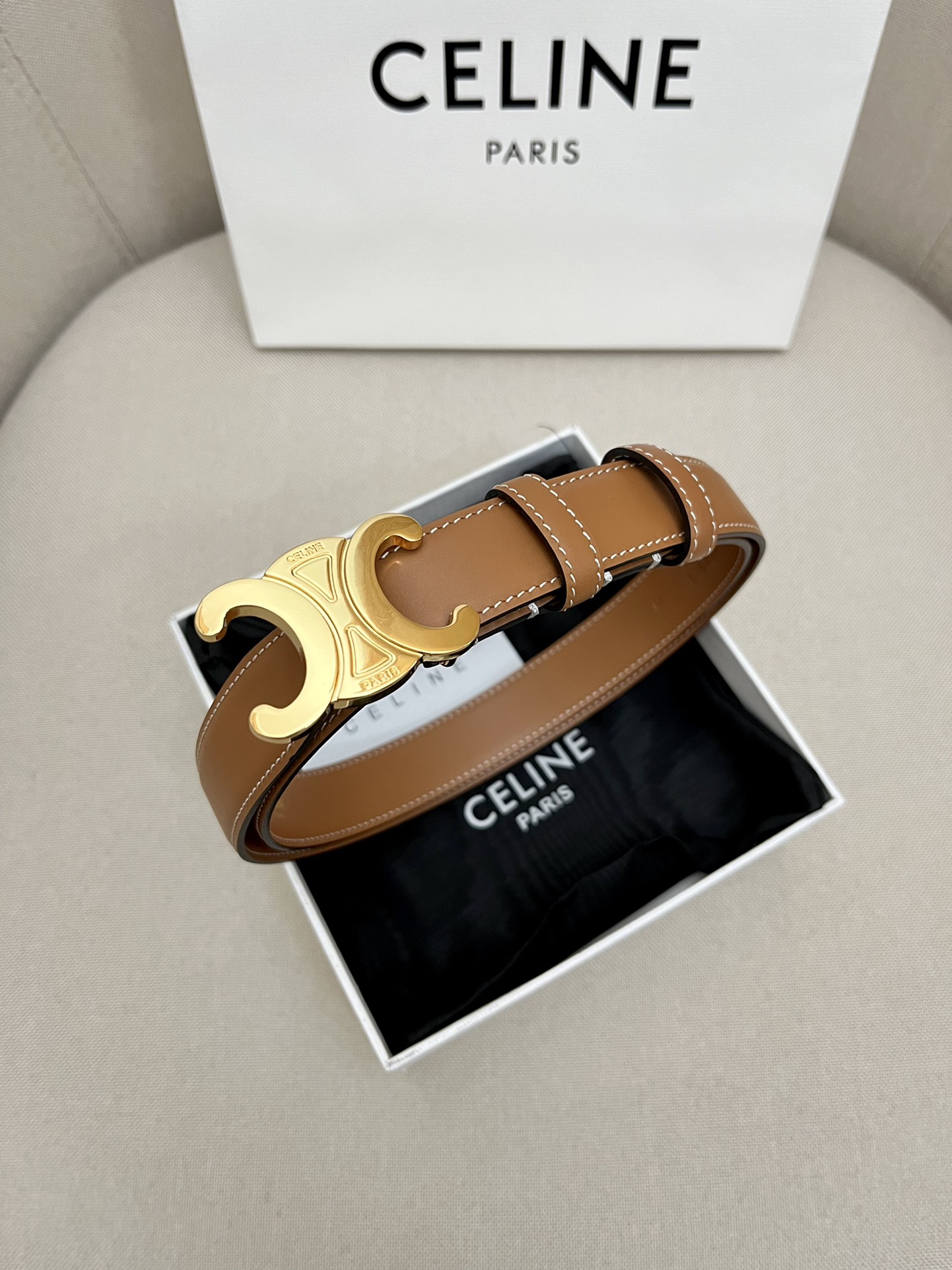 Celine Leather Belts 1:1 Mirror Version