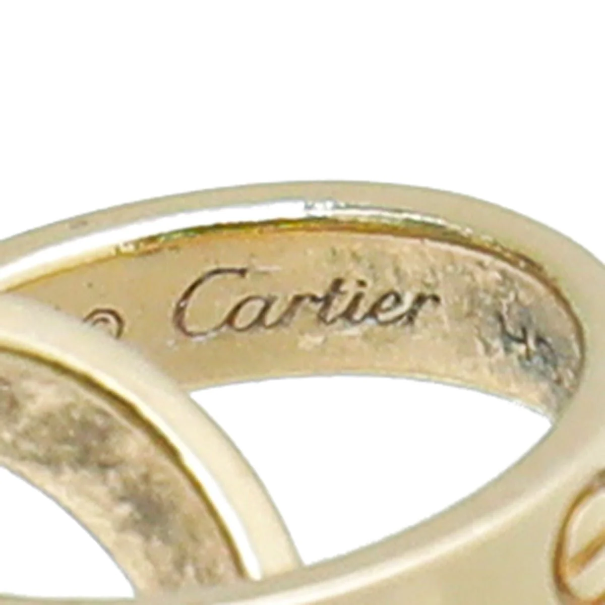 Cartier 18K Yellow Gold Love 2 Hoop Bracelet