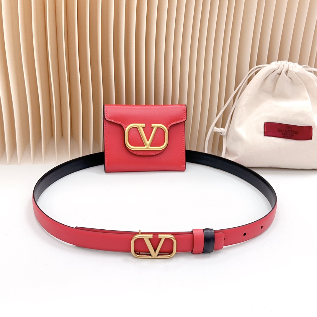 Valentino Leather Belts 1:1 Mirror Version