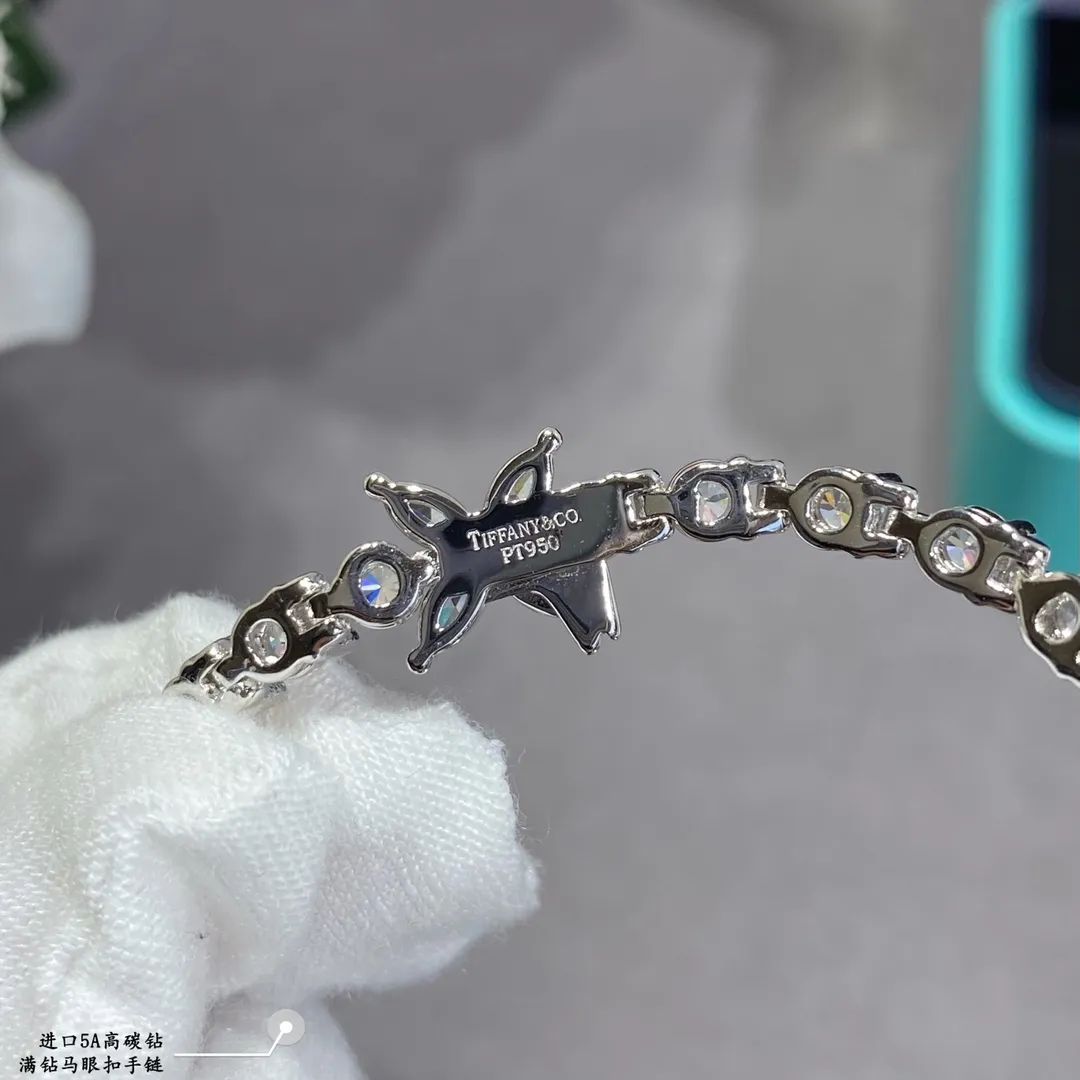 Tiffany Tennis Bracelet in Platinum with Diamonds