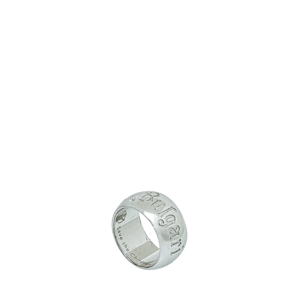 Bvlgari Sterling Silver Rewrite the Future - Save The Children Ring 50
