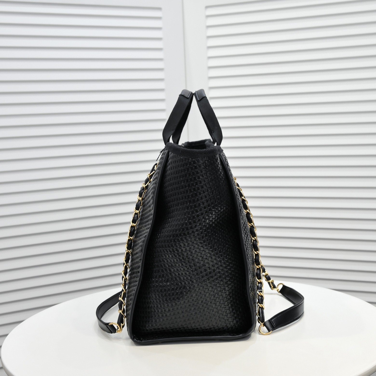 Chanel Cruise Chain Straw Purse Beach Bag Shopping bag Tote Shoulder Bag Handbag