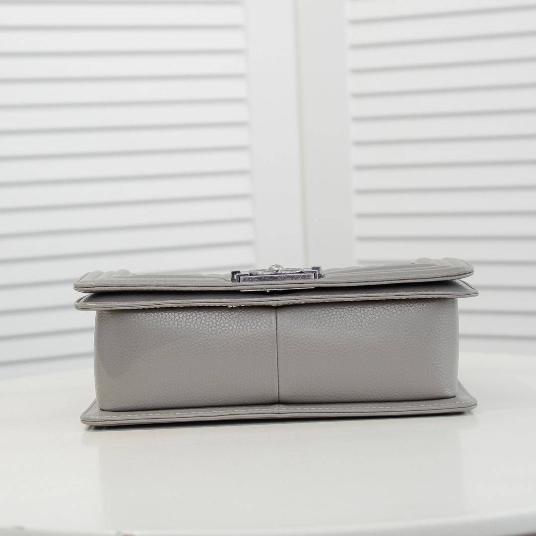 Chanel Leboy litchi or lychee pattern Shoulder Bag Handbag