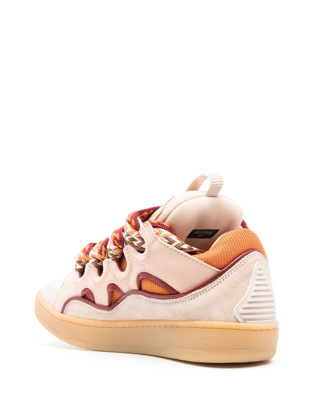 Lanvin LEATHER CURB SNEAKERS(Replica)