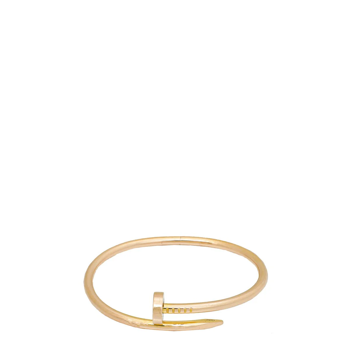 Cartier 18K Pink Gold Juste Un Clou Bracelet 17