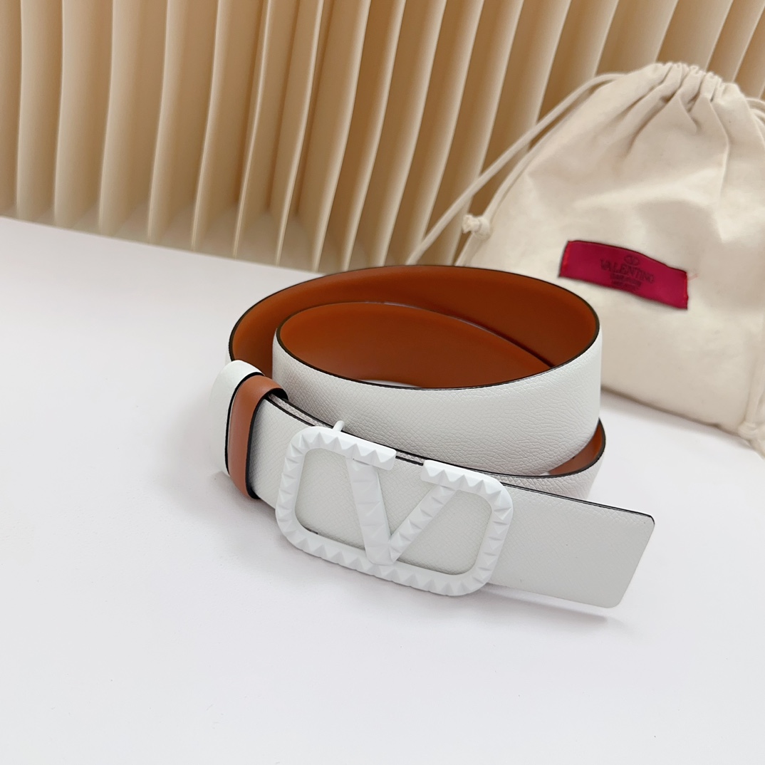 Valentino Leather Belts 1:1 Mirror Version