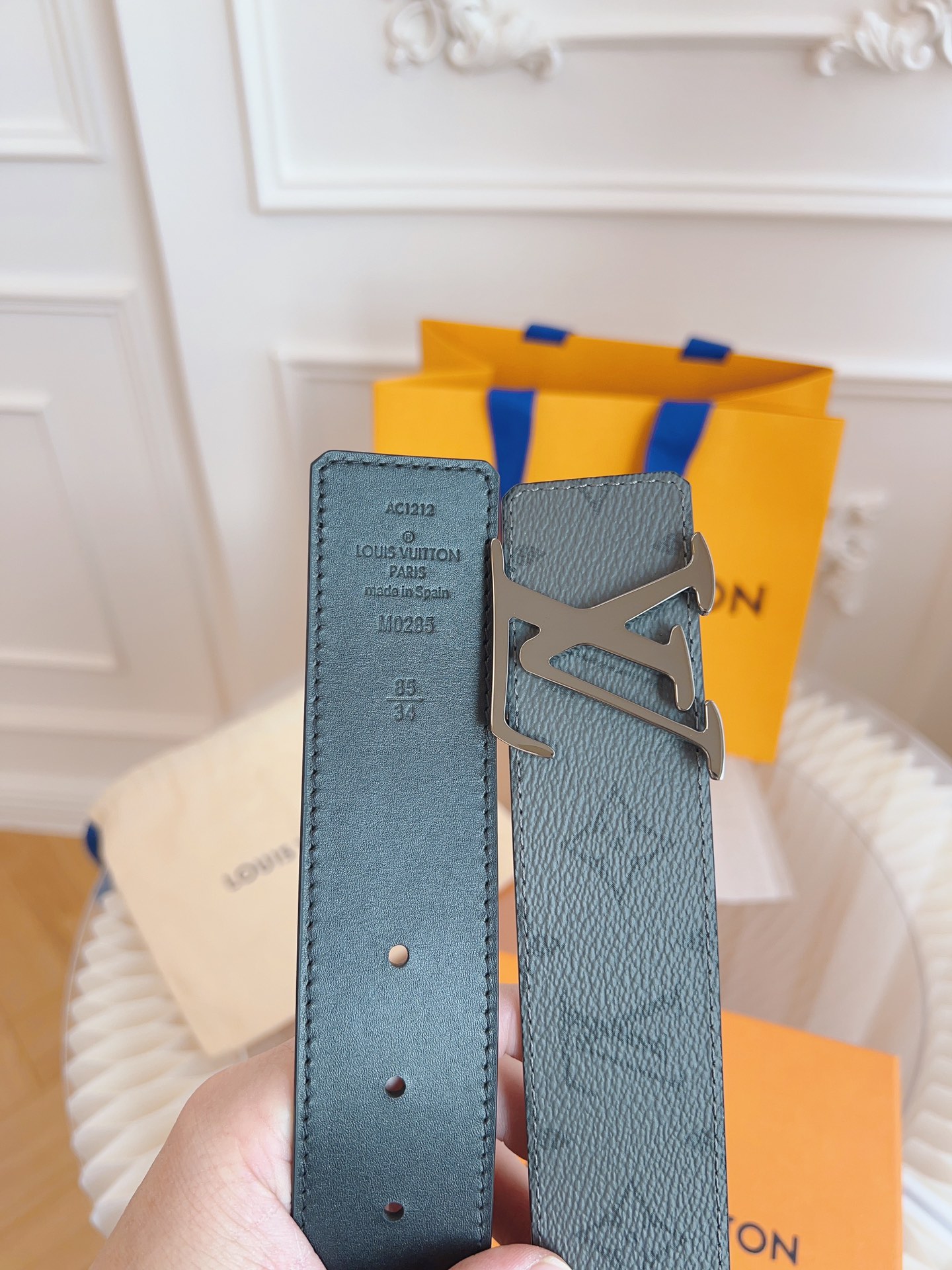 Louis Vuitton LV Leather Belts 1:1 Mirror Version
