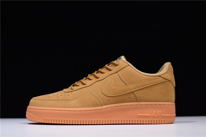 Nike Air Force 1 07 WB Flax/Flax-Gum Wheat Basketball Shoes AA4061-200