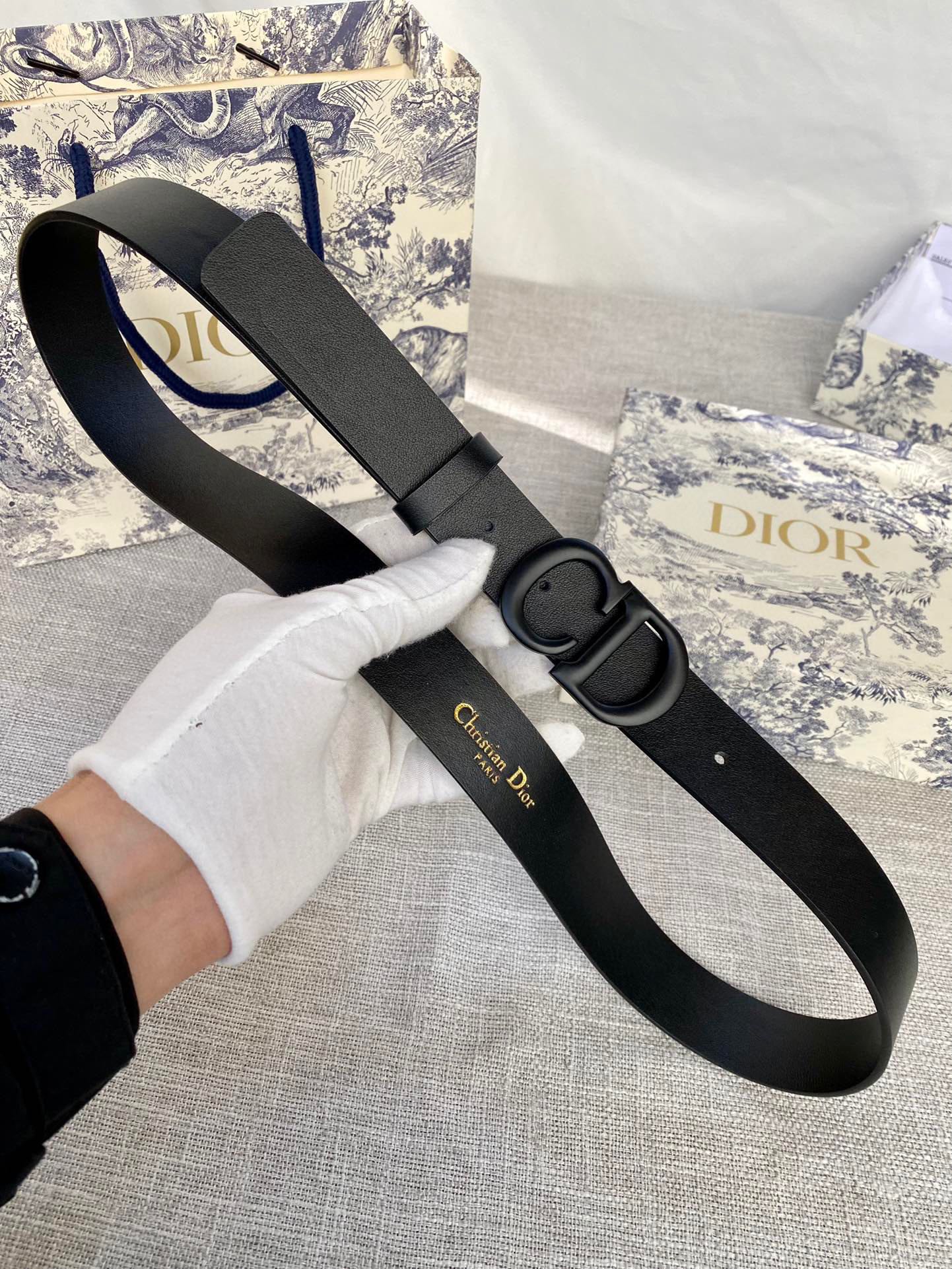 Dior Leather Belts 1:1 Mirror Version