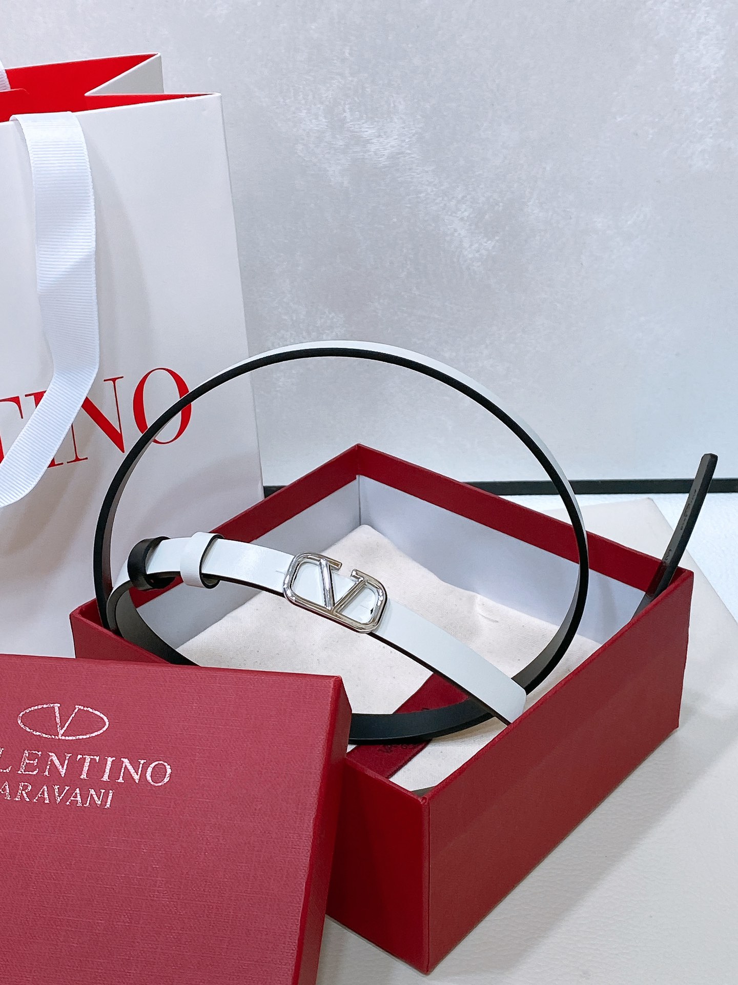 Valentino Leather Belts 1:1 Mirror Version