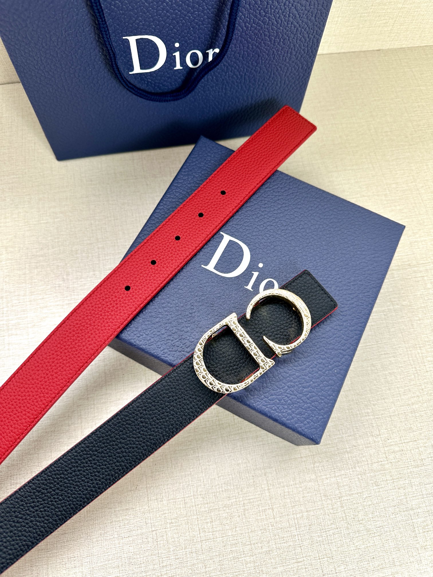 Dior Leather Belts 1:1 Mirror Version
