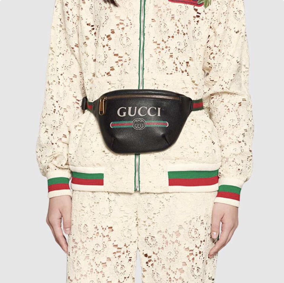 Gucci Leather Waist Bag Belt Bag (Replica)