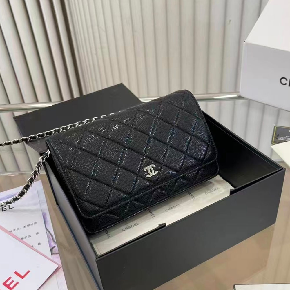 Chanel  WOC Quilted Caviar Shoulder Bag (Replica)