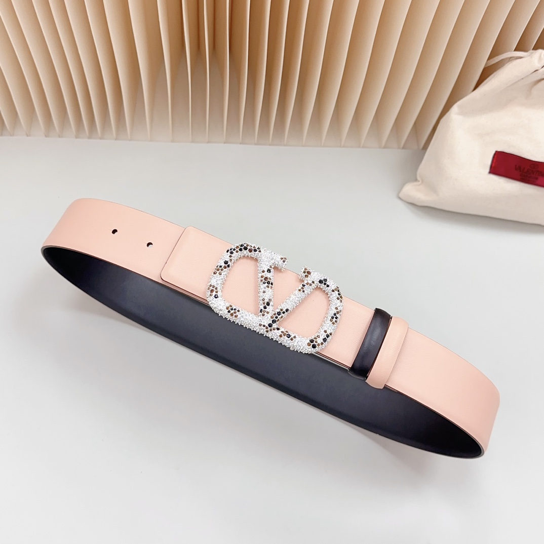 Valentino Leather Belts 1:1 Mirror Version