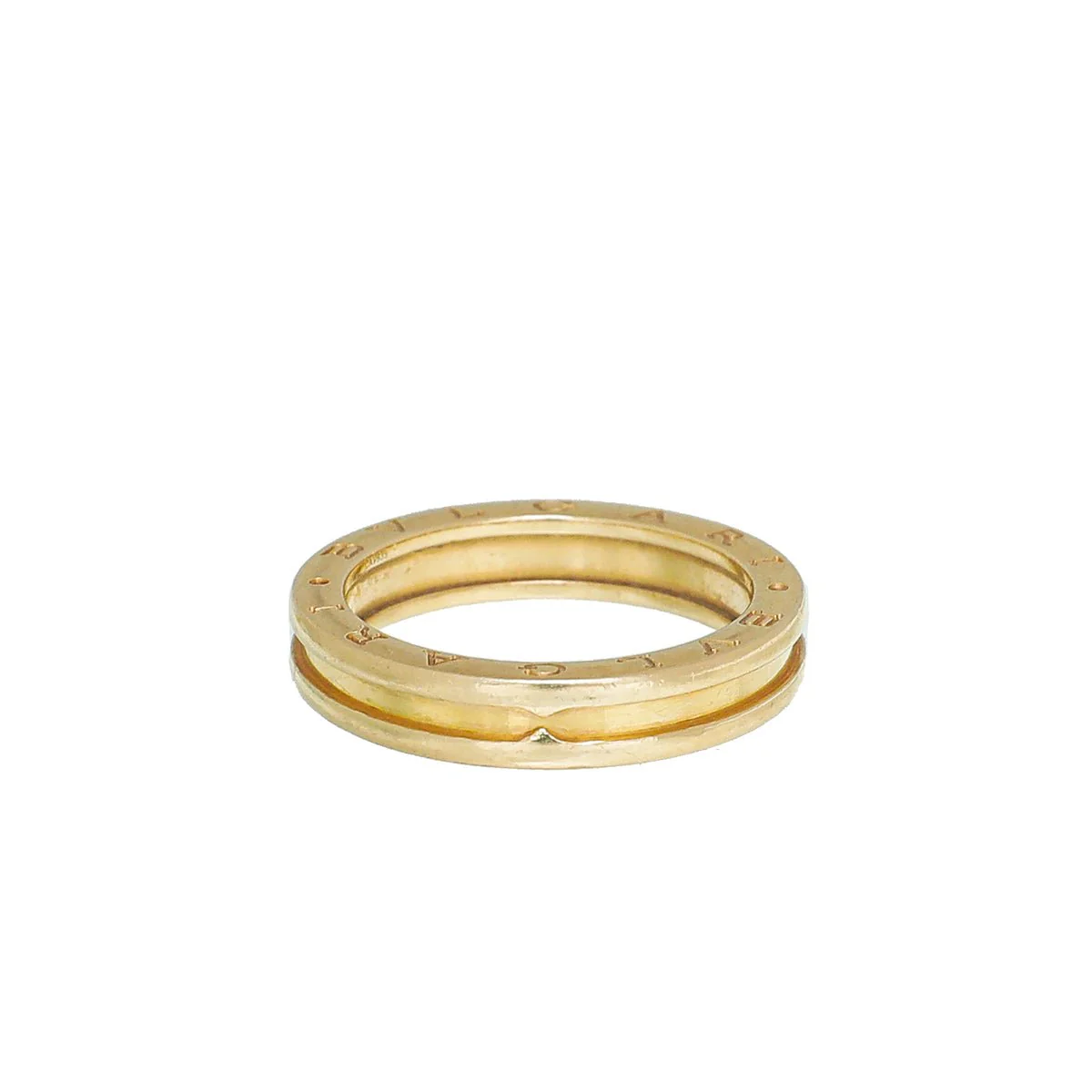 Bvlgari 18K Yellow Gold B. Zero 1 Band Ring 63