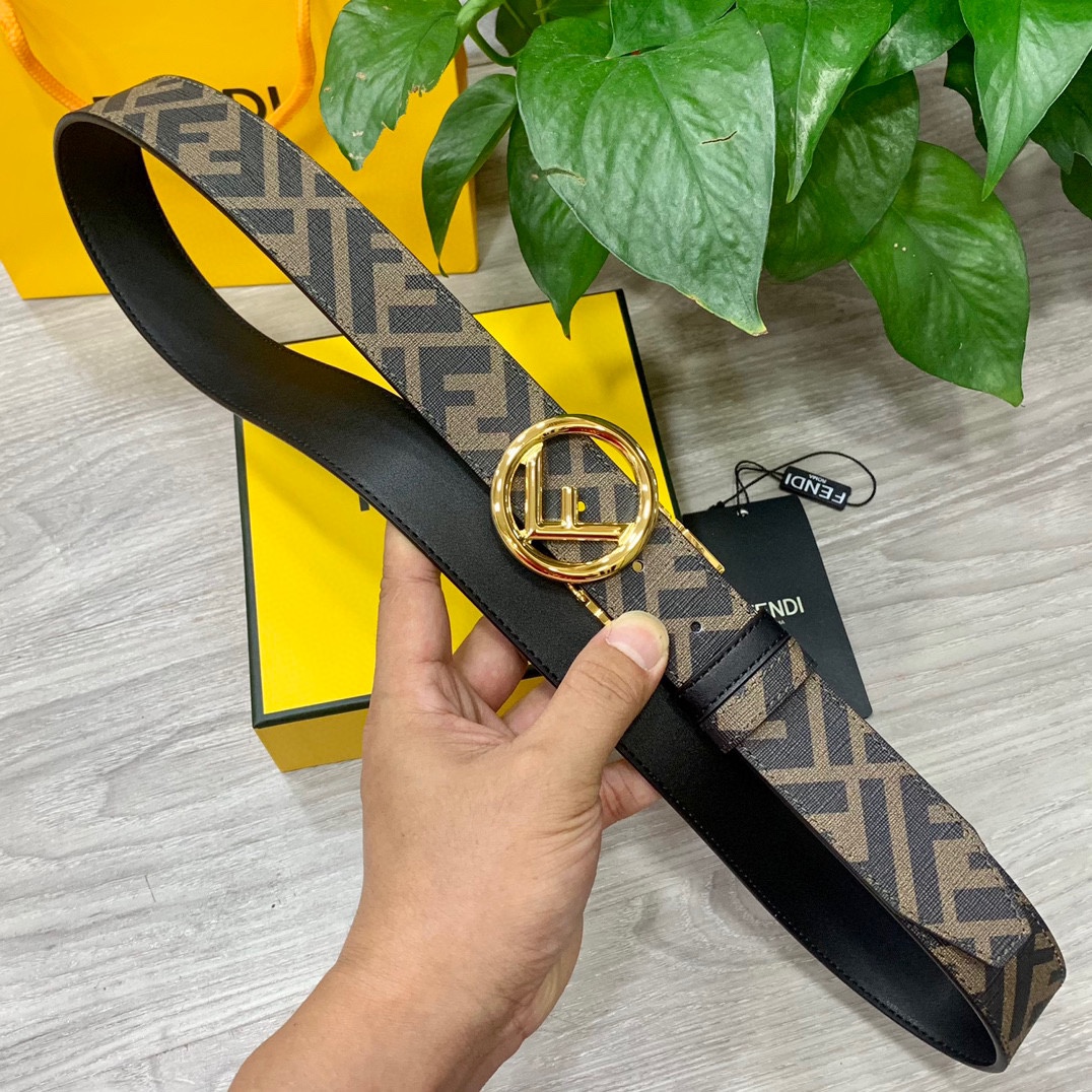 Fendi Leather Belts 1:1 Mirror Version