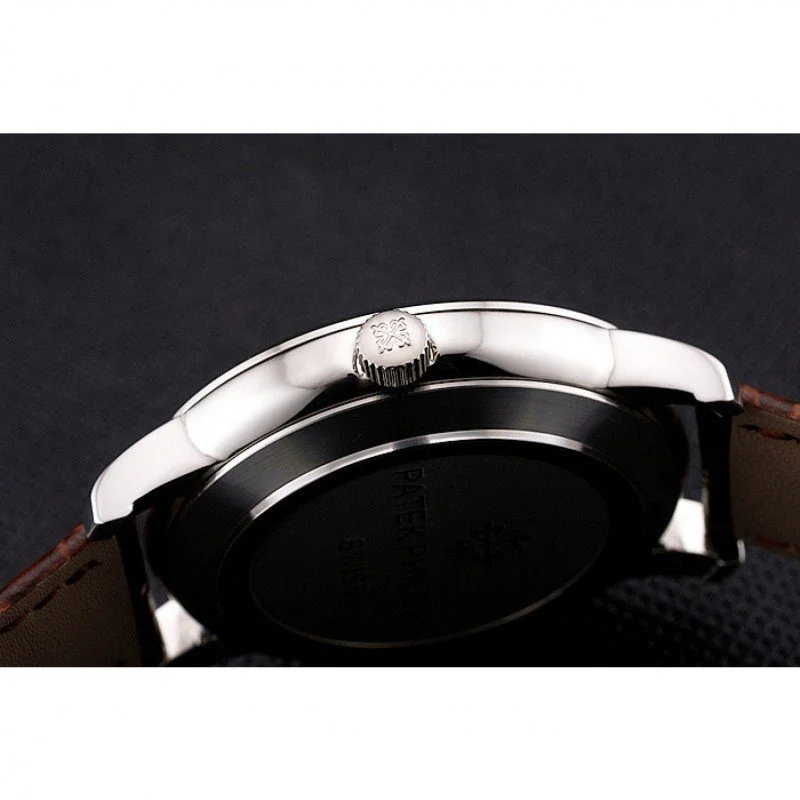 Calatrava Date Dial White 41 mm, Stainless Steel