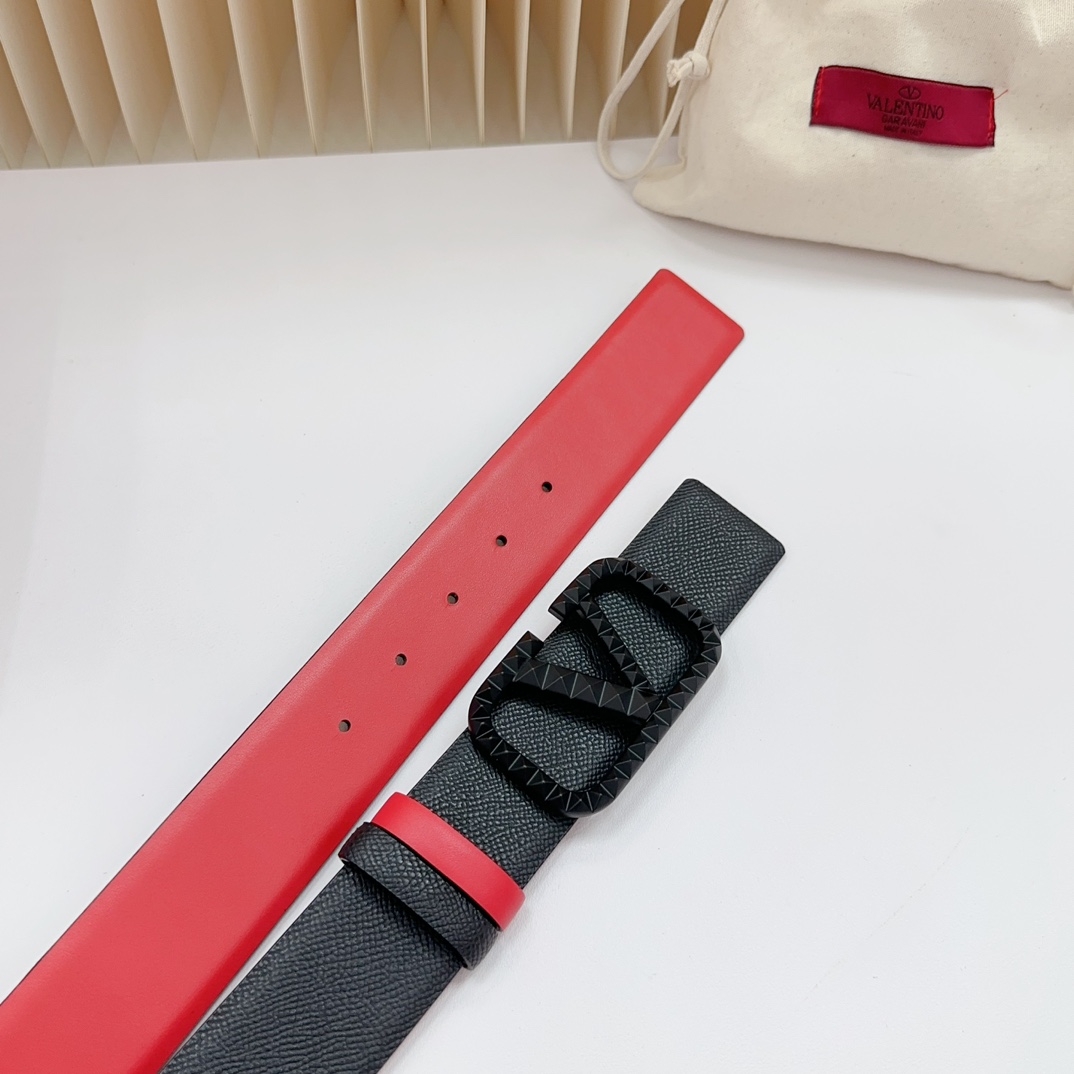 Valentino Leather Belts 1:1 Mirror Version