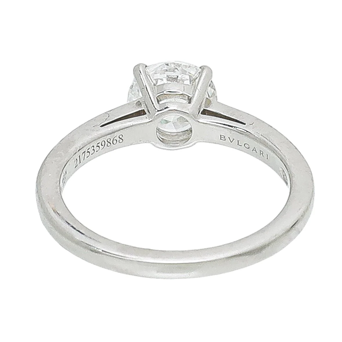 Bvlgari Platinum Diamond Ring