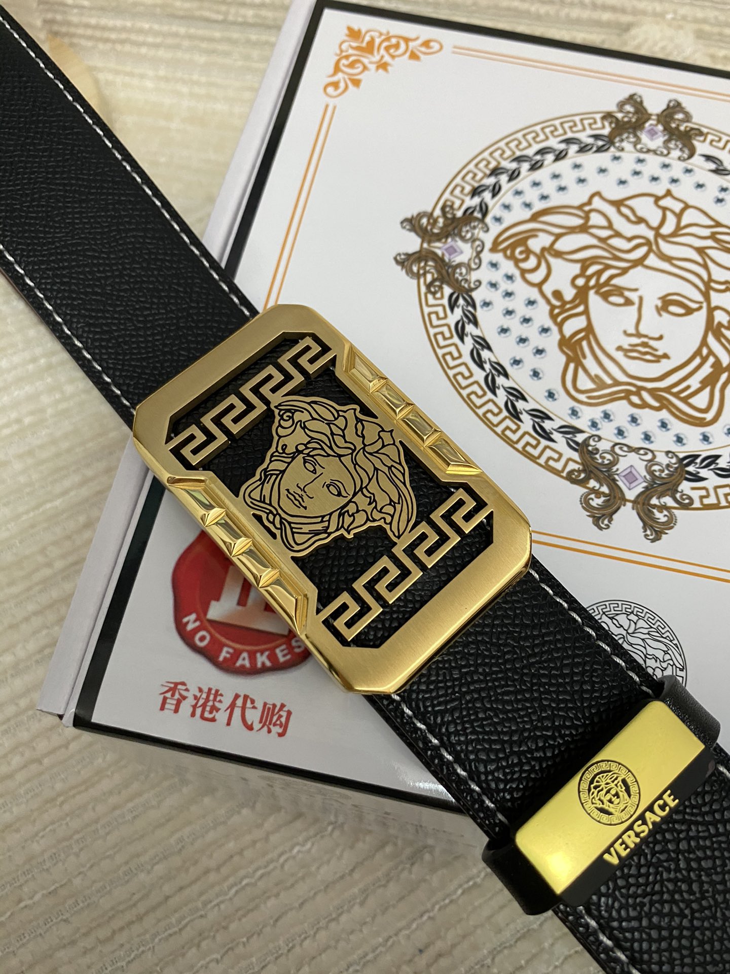 Versace Leather Belts 1:1 Mirror Version