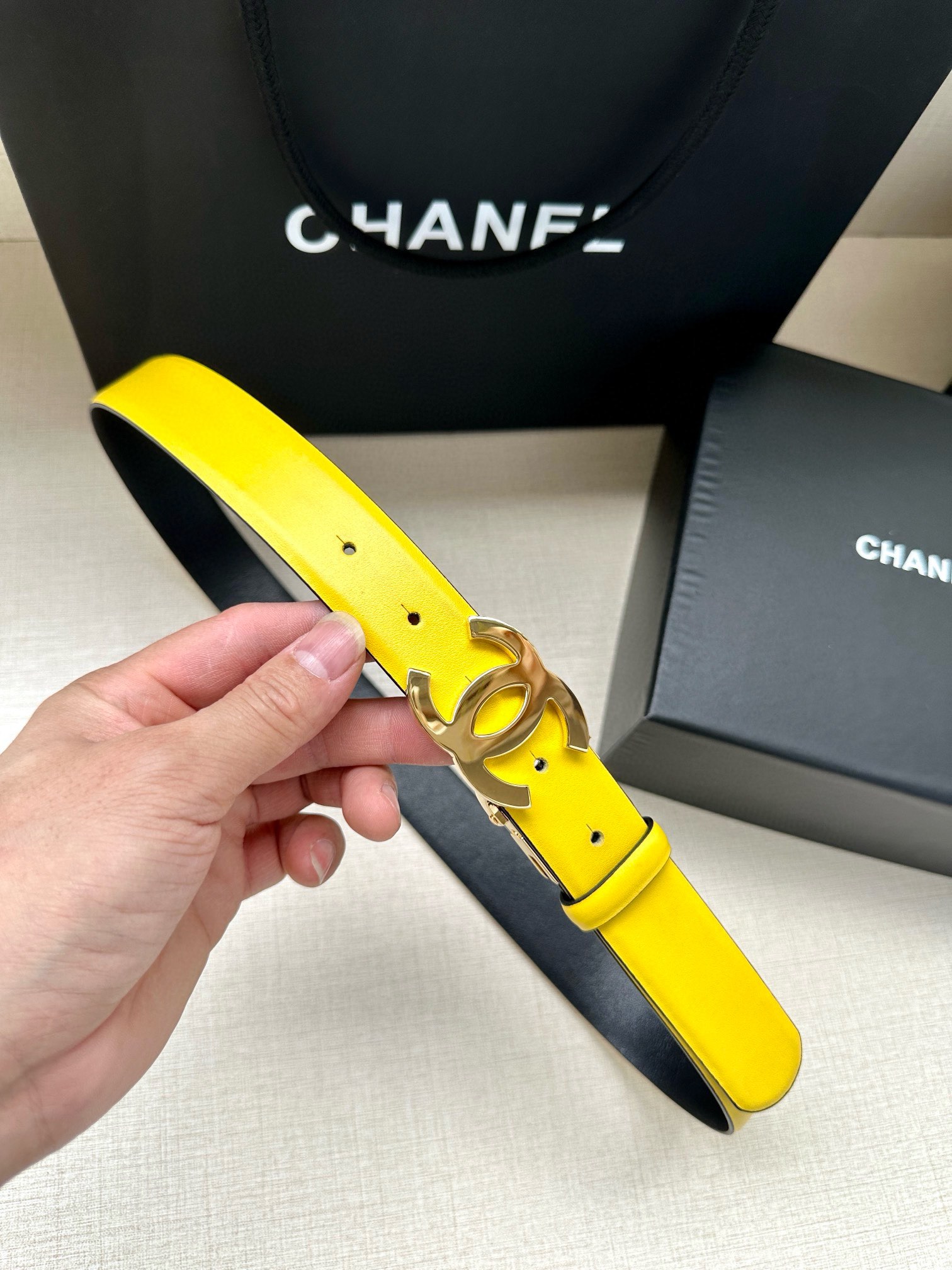 Chanel Leather Belts 1:1 Mirror Version