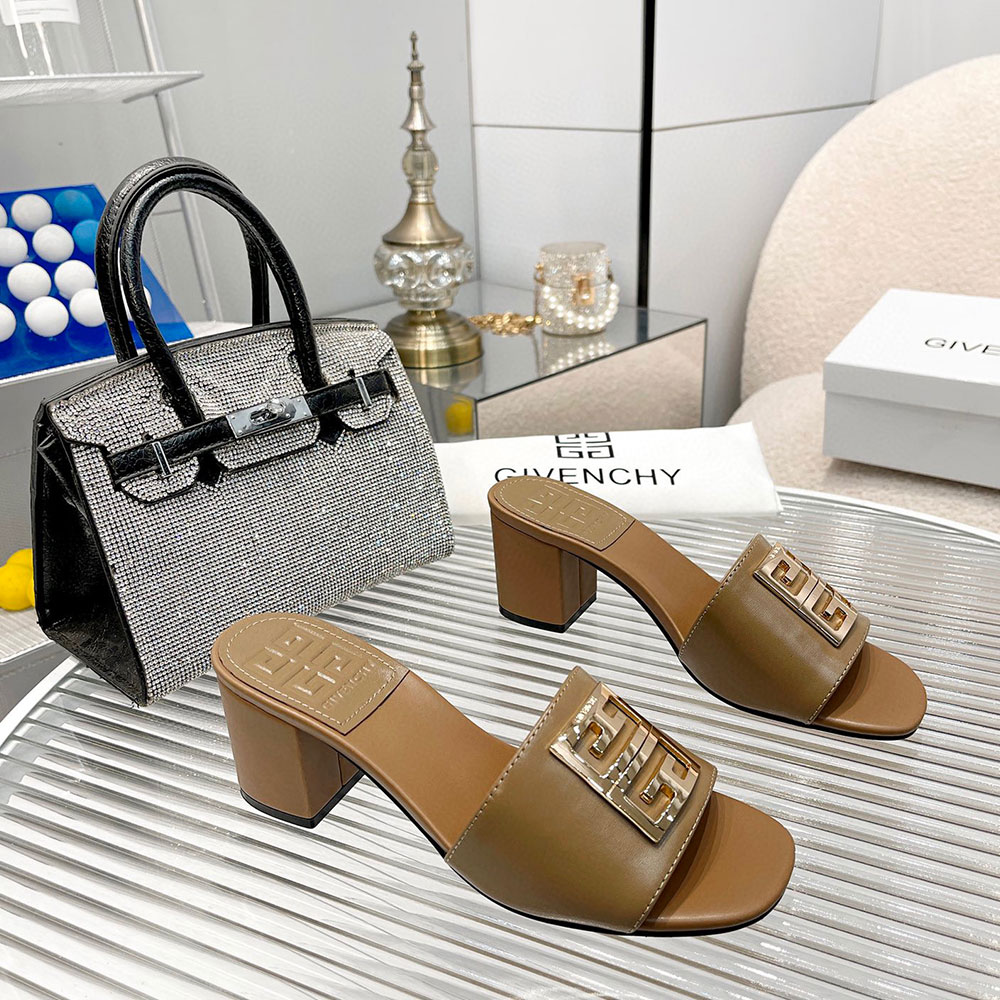Givenchy Leather Fashion Muggles  Slide Sandal(Replica)