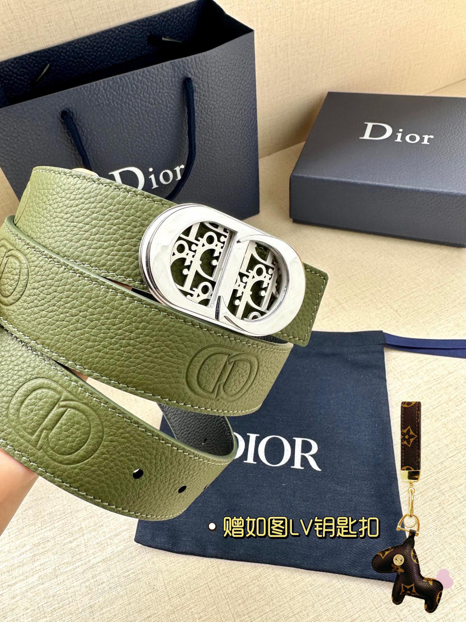 Dior Leather Belts 1:1 Mirror Version