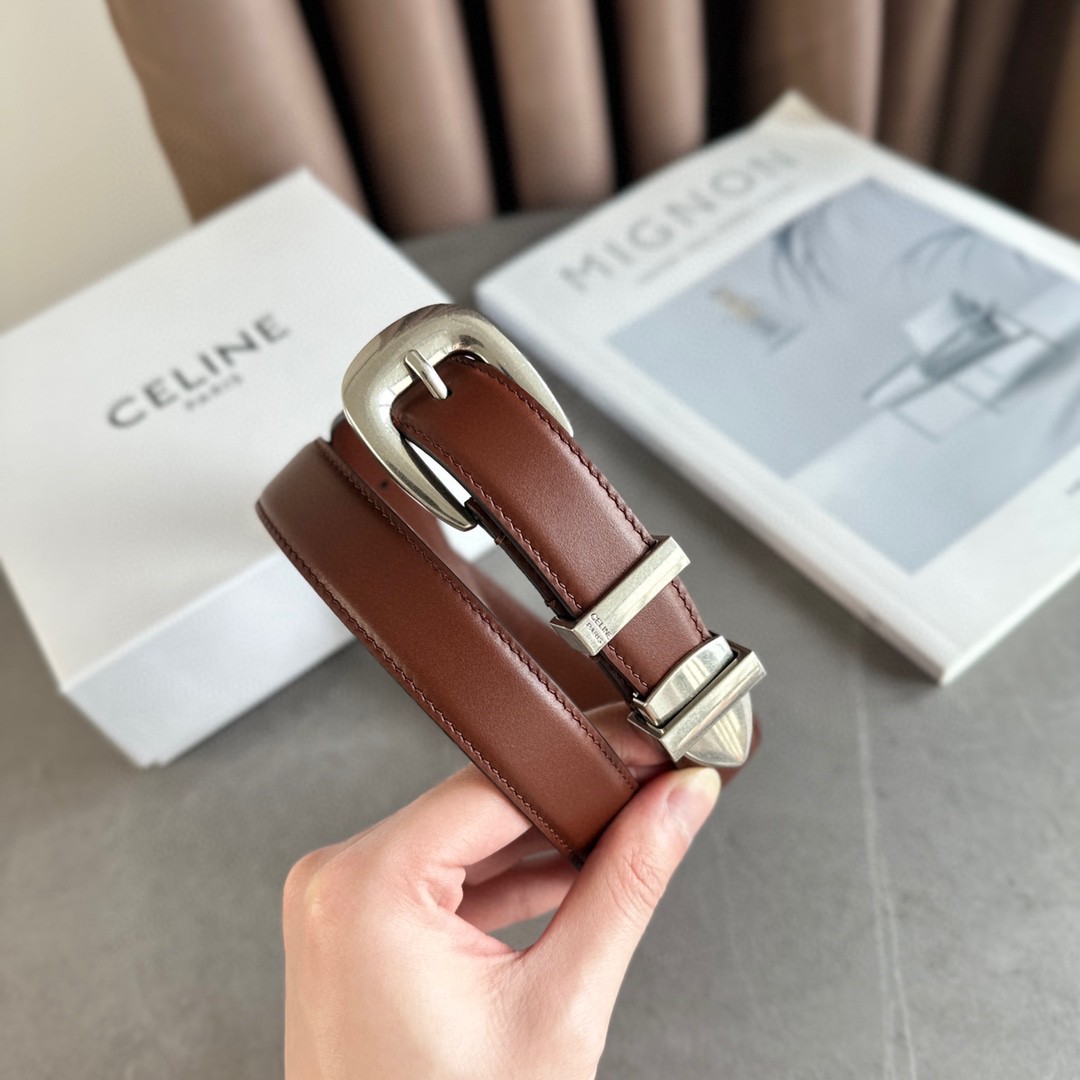 Celine Leather Belts 1:1 Mirror Version
