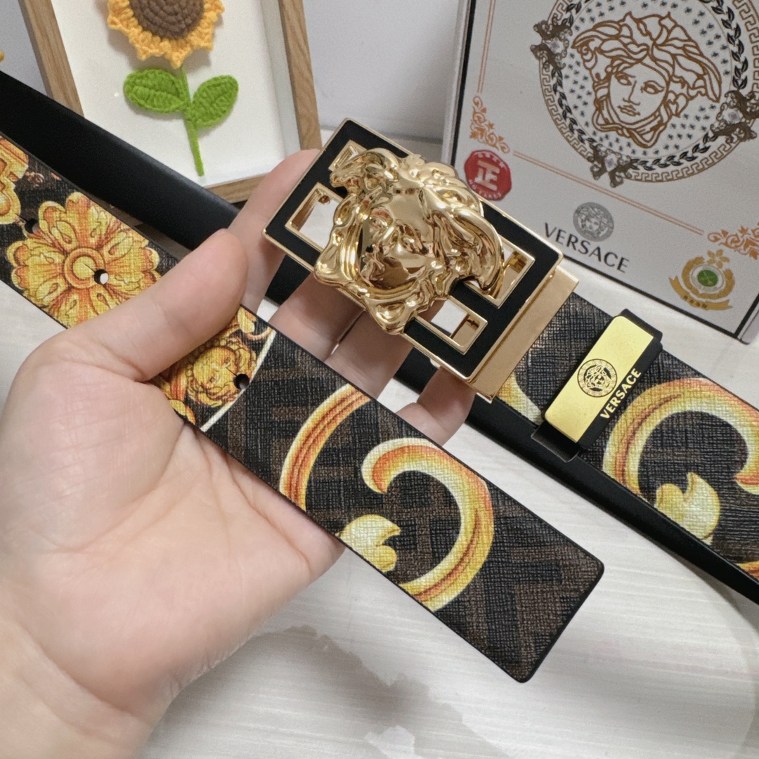 Versace Leather Belts 1:1 Mirror Version