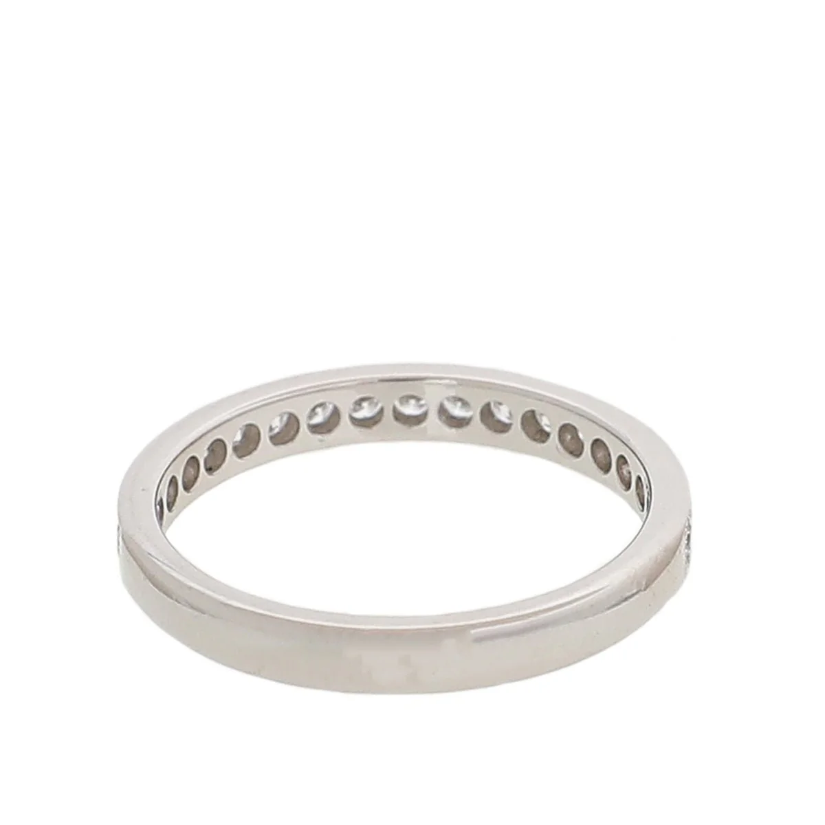 Cartier Platinum W- 19 Diamonds Band Ring 50